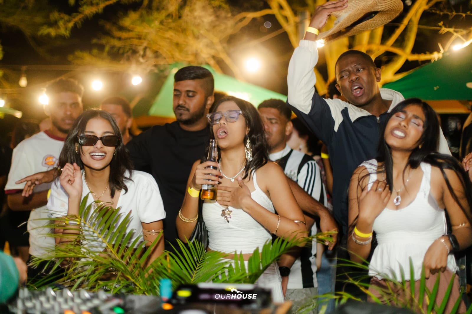 Crowd shot on the dancefloor