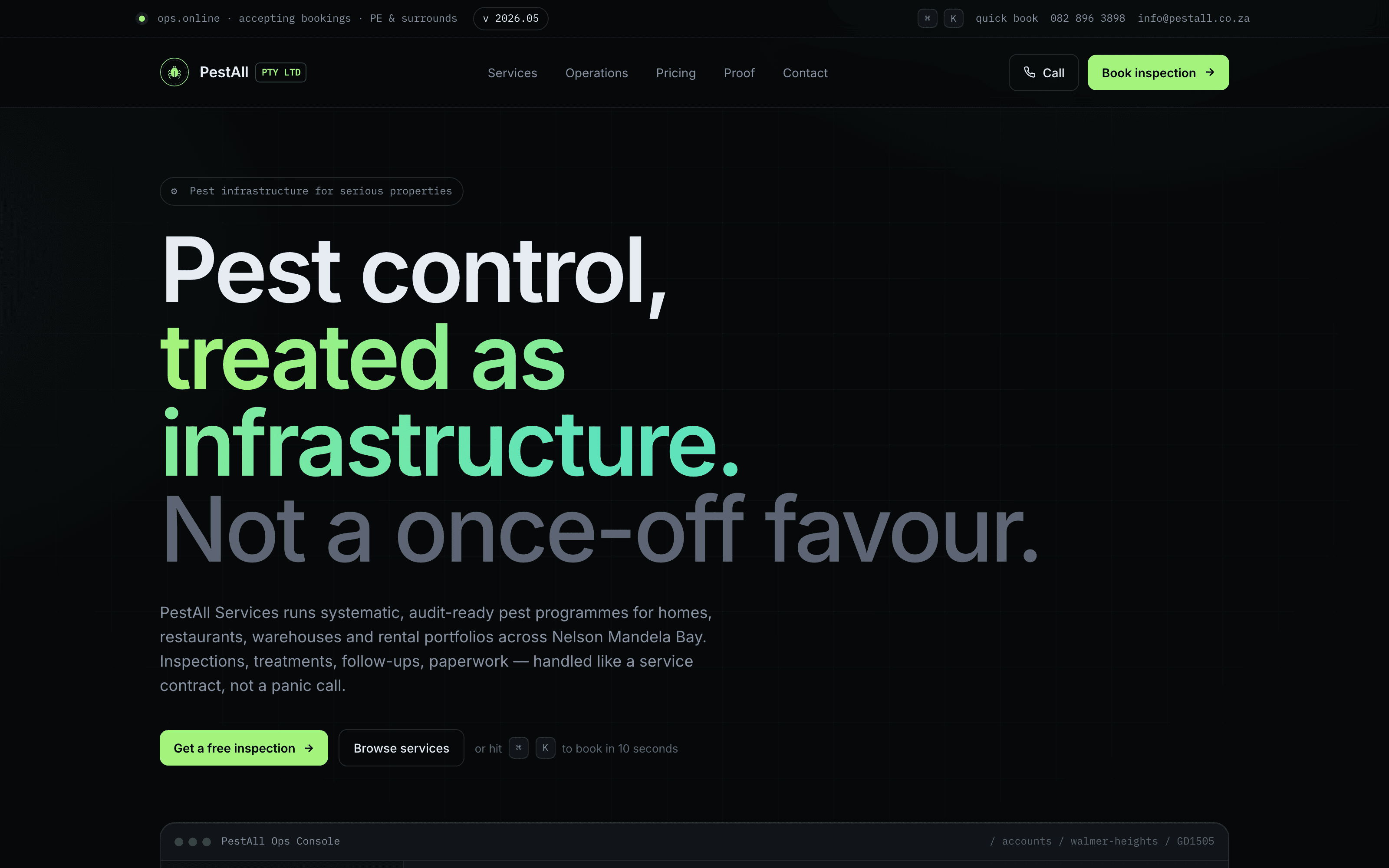 Mockup 3 — modern tech direction
